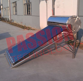 calentador de agua solar del tubo de vacío 150L no presurizado con la capa absorbente especial