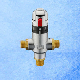 Válvula de mezcla termostática del agua ajustable del latón