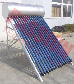 Calentador de agua solar de congelación anti del tubo de calor del acero inoxidable con el regulador inteligente