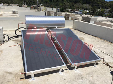 Tipo directo integrado de la conexión del enchufe del calentador de agua solar de la placa plana del acero inoxidable 150L