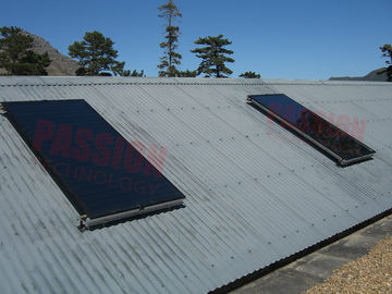 Colector termal solar Titanium azul de la placa plana de la eficacia alta de la soldadura ultrasónica