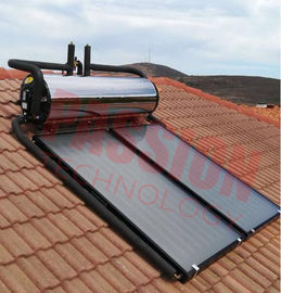 Colector solar plano echado solar del calentador de agua de la placa plana del alto rendimiento