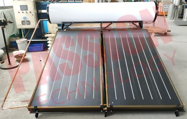 calentador de agua solar de la placa plana de 300L 200L, colector solar de la pantalla plana Titanium azul