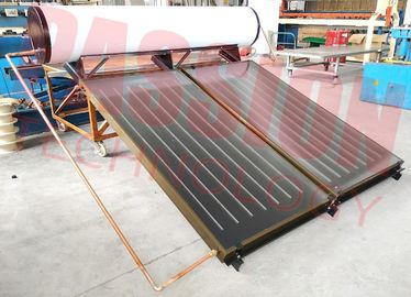 calentador de agua termal solar de la placa plana del cuarto de baño de 300L 250L, colector solar Titanium azul