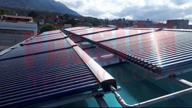 Colector solar a presión solución del tubo de calor de la calefacción solar del hotel de la piscina 1000L-10000L