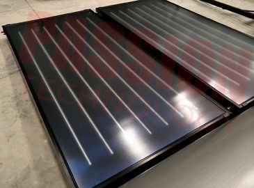 Calentador de agua solar del amortiguador de la placa plana del hotel azul de aluminio del colector solar