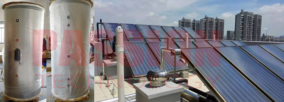 El sistema solar de la calefacción por agua de la capacidad grande para la fractura del centro turístico del hotel presurizó el agua solar Heater Flat Plate Collector