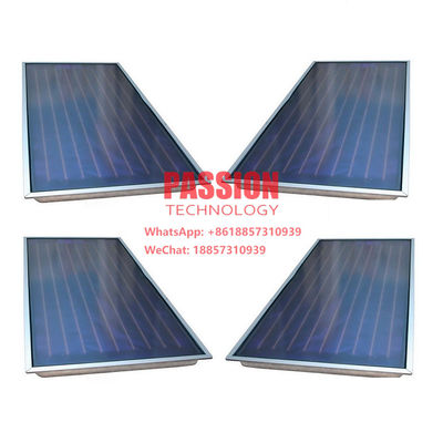 Calentador de agua solar de la placa plana del colector solar 250L de la presión de cobre roja del acuerdo
