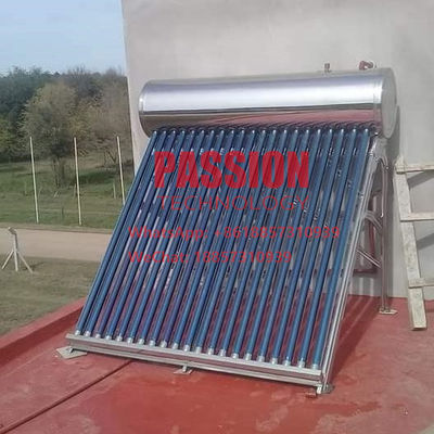 colector solar solar del tubo de calor del calentador de agua de Presssure del acero inoxidable 300L 304 200L