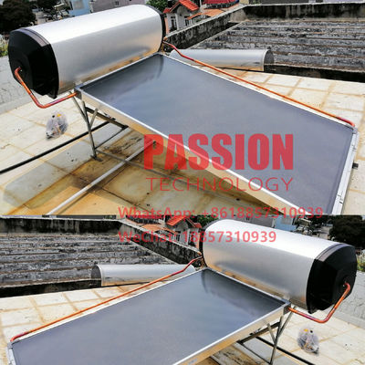 Calentador de agua solar de la pantalla plana de la presión de la calefacción por agua 200L del colector solar de la placa plana