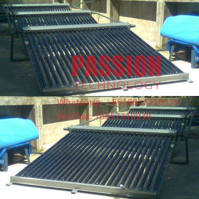 los tubos 1000L evacuaron el sistema de calefacción termal solar de la piscina del hotel del colector solar del tubo