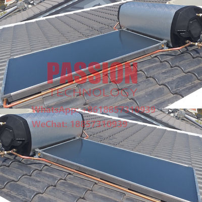 200L presurizó el colector solar de Heater Blue Coating Flat Panel del agua solar de la pantalla plana