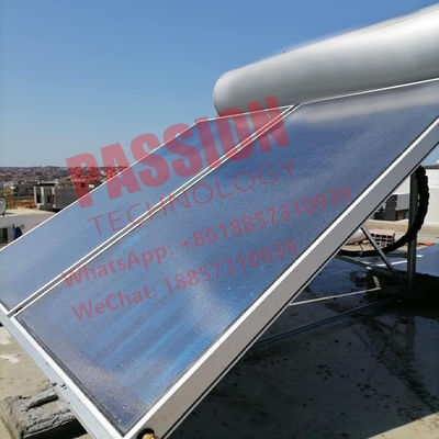 Colector solar a presión de Heater Blue Titanium Flat Panel del agua solar de la placa plana