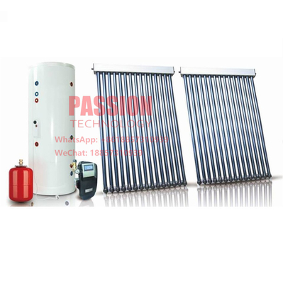 2500L Calentador de agua solar de presión dividida Intercambiador de cobre 2000L Tubo de calor