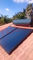 Colector solar de placa de recubrimiento de titanio azul presurizado integrado calentador de agua solar