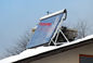 Los colectores termales solares a presión del marco del negro del colector solar revisten el colector del tubo con cobre