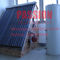 300L partió el sistema de calefacción solar de acero inoxidable del calentador de agua de la presión 304 solares