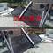 Calentador de agua solar de la piscina de la presión baja del colector solar del tubo de vacío del tejado plano