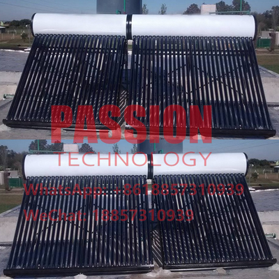 colector solar de Heater Tap Water Flat Roof del agua solar del acuerdo del tubo de vacío 500L