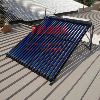 25 tubos tubo de calor colector solar 300L tubo de vacío panel de calefacción solar