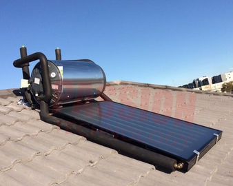 la placa plana de 150L 300L presurizó el calentador de agua solar, géiseres calientes solares del circuito de agua