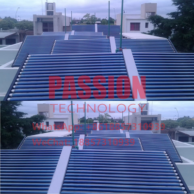 colector solar del calor de Heater Galvanized Steel Vacuum Tube Sun del agua del hotel 2000L