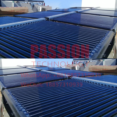 colector solar del calor de Heater Galvanized Steel Vacuum Tube Sun del agua del hotel 2000L