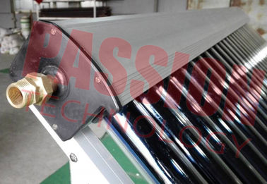 30 tubos de presión tubo de calor colector solar de aleación de aluminio marco de plata