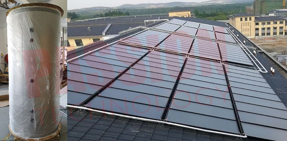Calentador de agua solar a presión de 2000L de placa plana