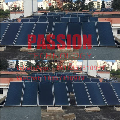 Colector solar solar de la calefacción de la piscina de la pantalla plana de la calefacción del hotel del colector 5000L de la placa plana